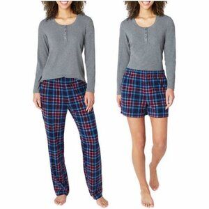 Eddie Bauer Ladies' 3-Piece Waffle Fleece Pajama Set